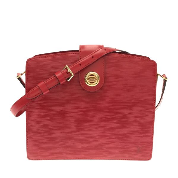 37280286 1 Louis Vuitton Capuchin Leather Shoulder Bag Red