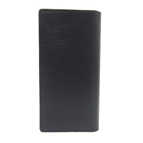 37294718 2 Louis Vuitton Portefeuille Brazza Epi Leather Long Wallet Noir