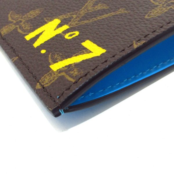 37294719 6 Louis Vuitton Coin Card Holder Canvas Monogram Coin Case Blue