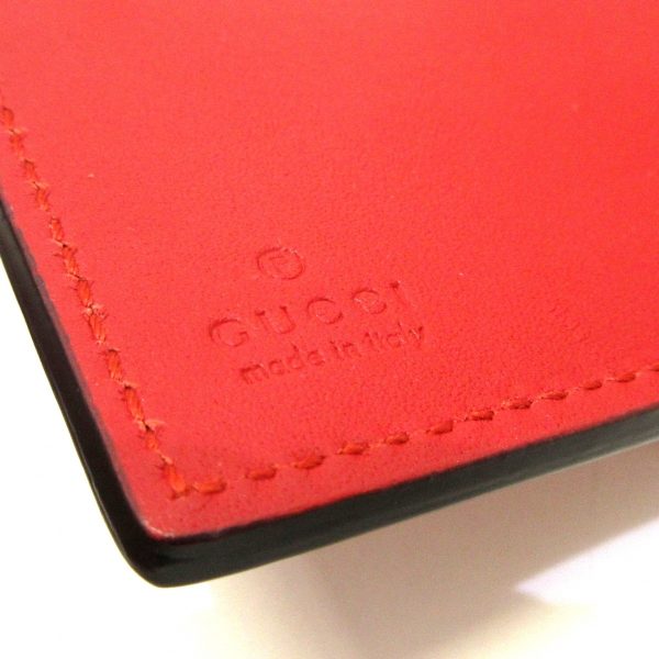 37294726 5 Gucci Sylvie Trifold Wallet Red Dark Navy