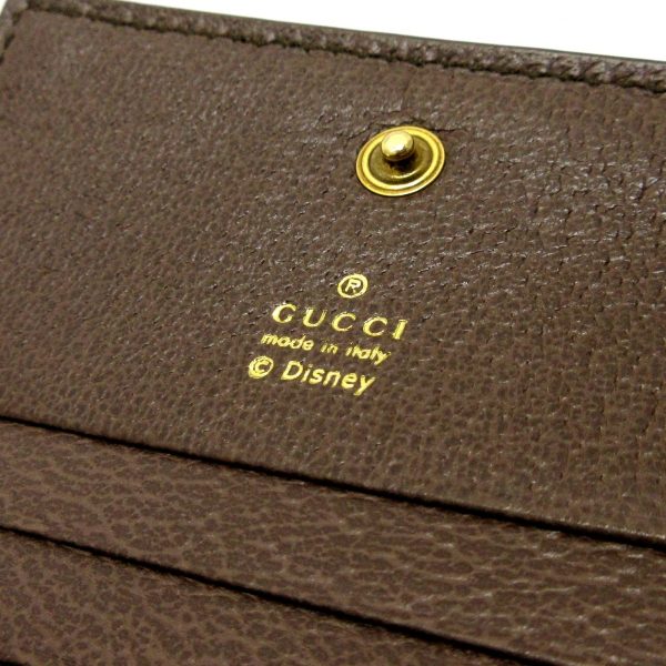 37294727 5 Gucci GG Supreme Bifold Wallet Disney Beige Brown