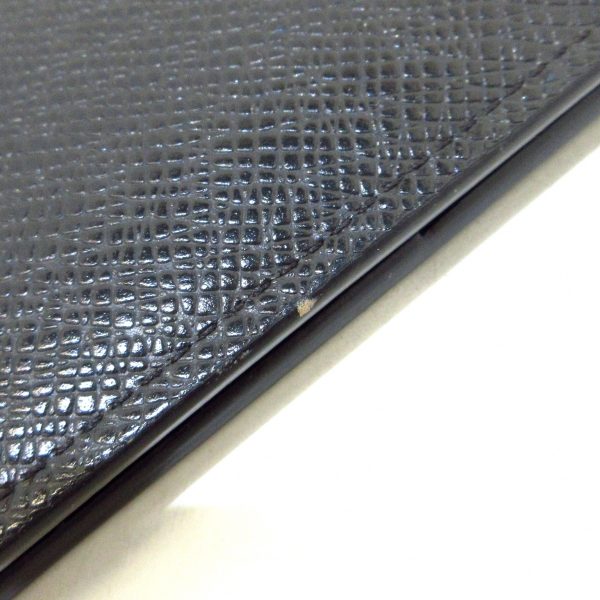 37294757 7 Louis Vuitton Portefeuille Blazer Leather Taiga Long Wallet Noir