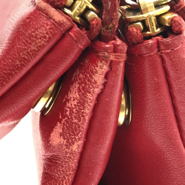 37295039 11 Celine Leather Trio Shoulder Bag Red