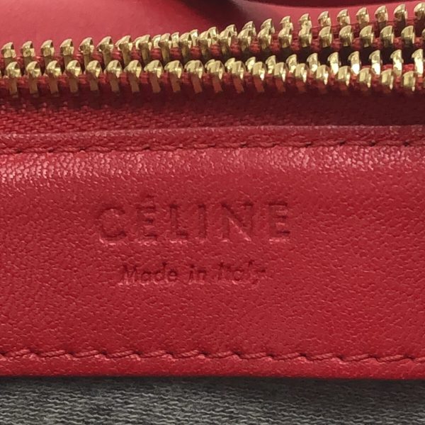 37295039 7 Celine Leather Trio Shoulder Bag Red