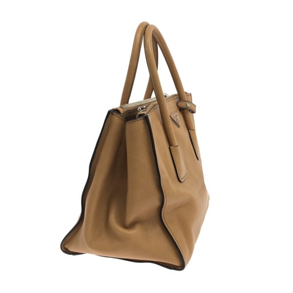 37295052 2 Prada Tote Bag Leather Light Brown