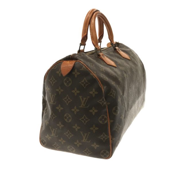 37295935 2 Louis Vuitton Speedy Canvas Monogram Handbag Brown