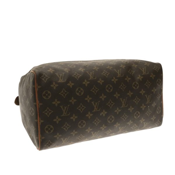 37295935 4 Louis Vuitton Speedy Canvas Monogram Handbag Brown