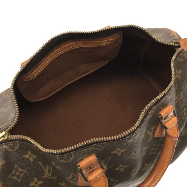 37295935 6 Louis Vuitton Speedy Canvas Monogram Handbag Brown