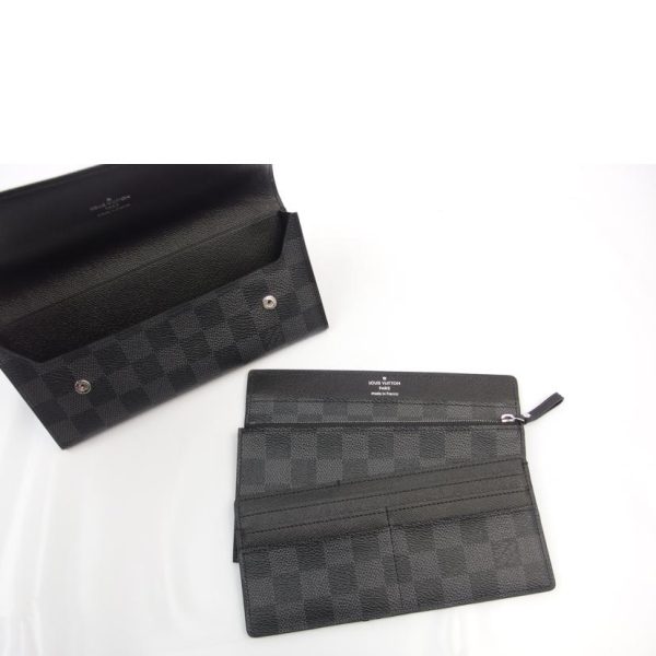 37296 4 Louis Vuitton Ron Modular Wallet Damier Graphite