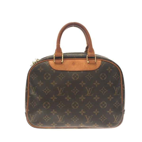 37299849 3 Louis Vuitton Trouville Canvas Monogram Handbag Brown