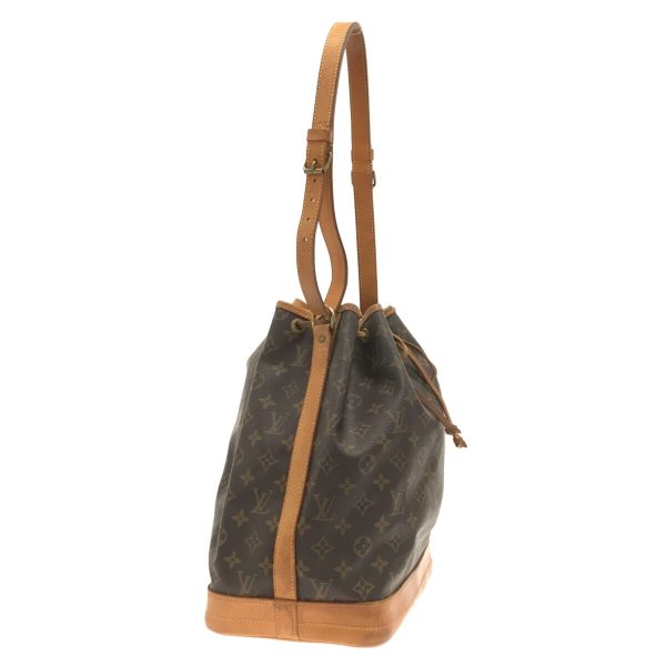 37299883 2 Louis Vuitton Noe Canvas Monogram Shoulder Bag Brown