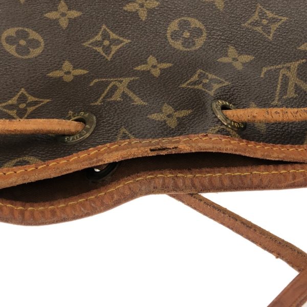 37301480 12 Louis Vuitton Noe Canvas Monogram Shoulder Bag Brown