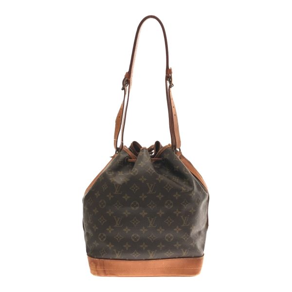 37301480 3 Louis Vuitton Noe Canvas Monogram Shoulder Bag Brown