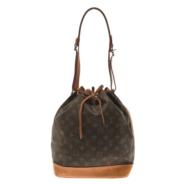 37301481 1 Louis Vuitton Noe Canvas Monogram Shoulder Bag Brown