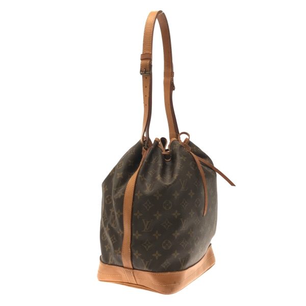 37301481 2 Louis Vuitton Noe Canvas Monogram Shoulder Bag Brown