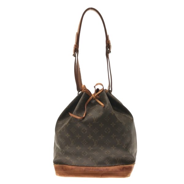 37301482 1 Louis Vuitton Noe Canvas Monogram Shoulder Bag Brown