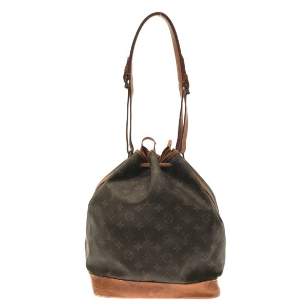 37301482 3 Louis Vuitton Noe Canvas Monogram Shoulder Bag Brown