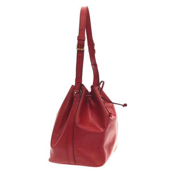 37302052 3 Louis Vuitton Petit Noe Leather Shoulder Bag Red