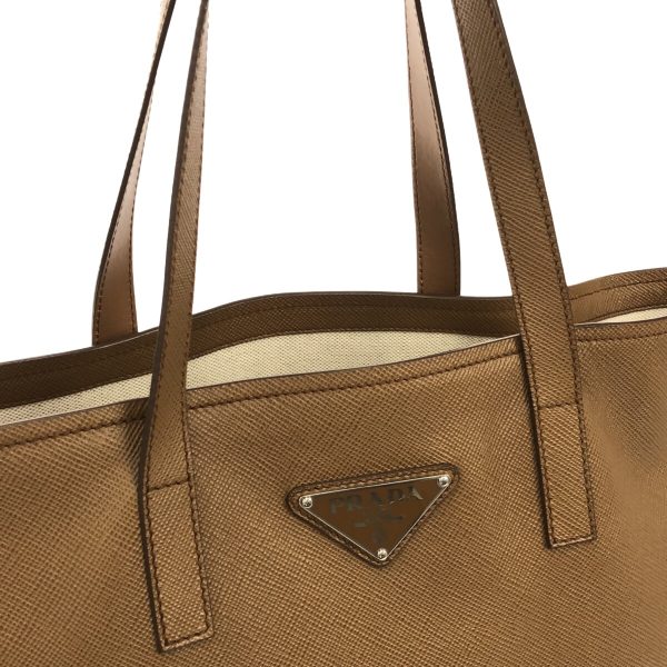 37303525 10 Prada Tote Bag Saffiano Leather Brown