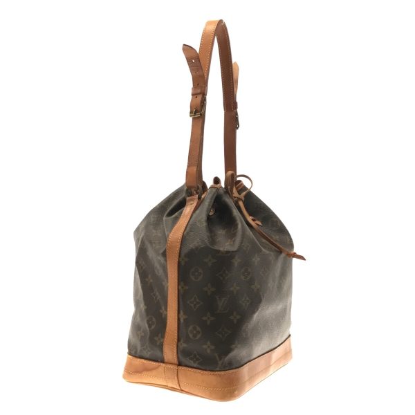 37304708 2 Louis Vuitton Noe Canvas Monogram Shoulder Bag Brown