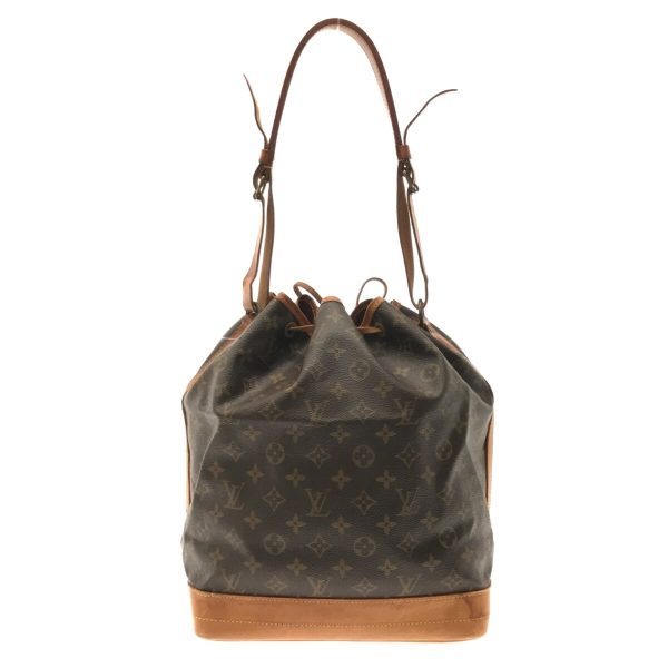 37304708 3 Louis Vuitton Noe Canvas Monogram Shoulder Bag Brown