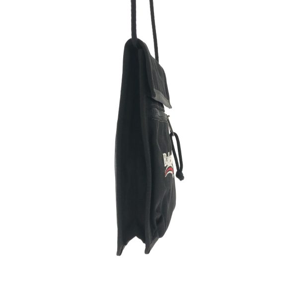 37304795 2 Balenciaga Explorer Nylon Shoulder Bag Black