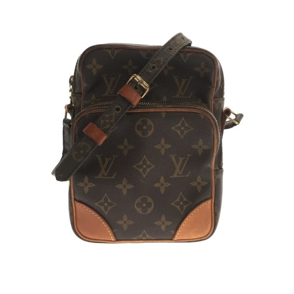 37307461 1 Louis Vuitton Amazon Canvas Monogram Shoulder Bag Brown