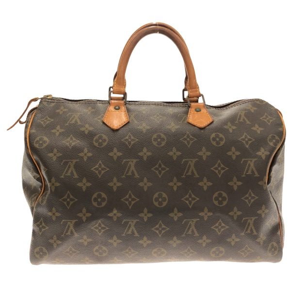 37307501 3 Louis Vuitton Speedy Canvas Monogram Handbag Brown