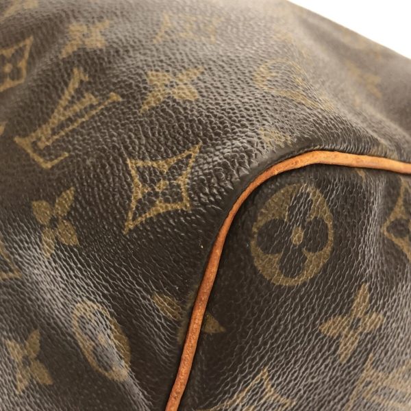 37307501 5 Louis Vuitton Speedy Canvas Monogram Handbag Brown