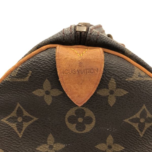 37307501 7 Louis Vuitton Speedy Canvas Monogram Handbag Brown