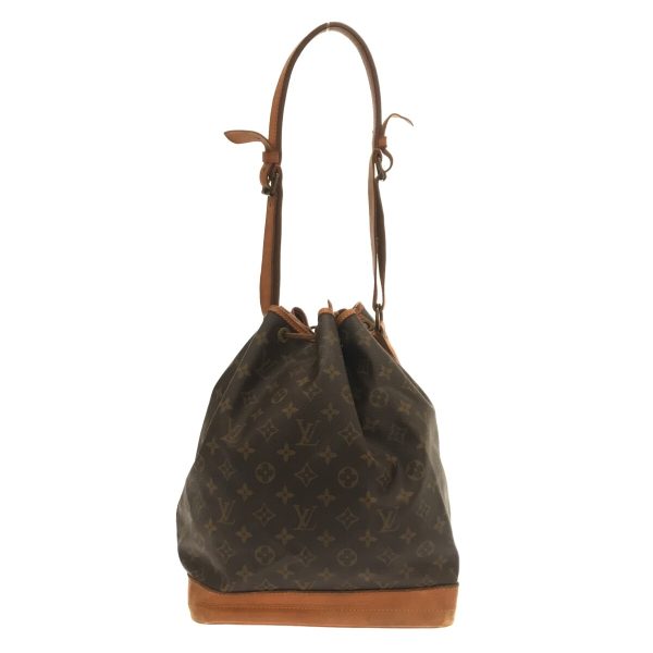 37307505 3 Louis Vuitton Noe Canvas Monogram Shoulder Bag Brown