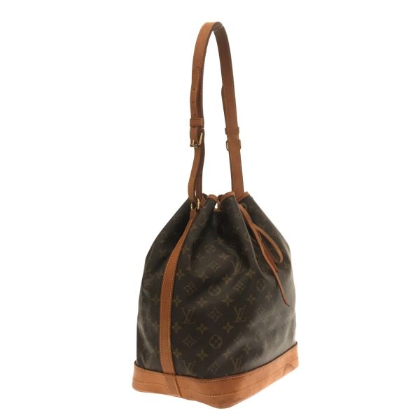 37307508 2 Louis Vuitton Noe Canvas Monogram Shoulder Bag Brown