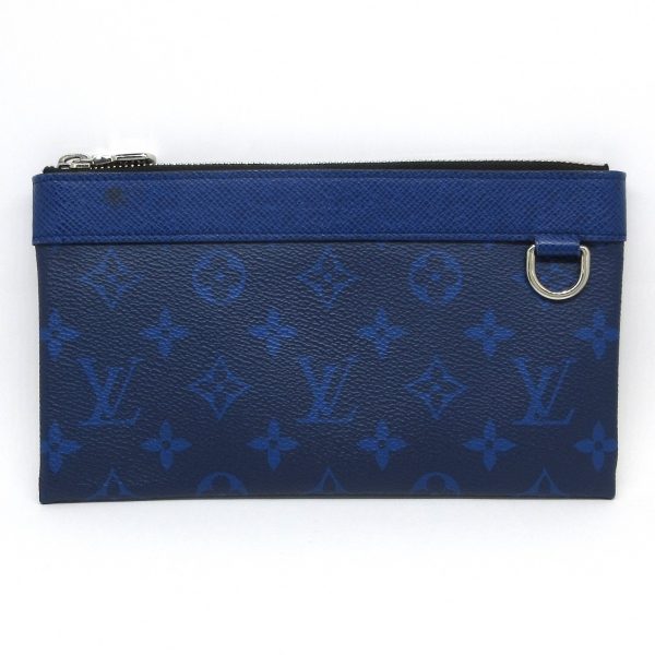 37308878 1 Louis Vuitton Pochette Discovery Taiga Pouch Cobalt