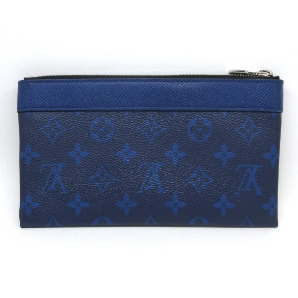 37308878 2 Louis Vuitton Pochette Discovery Taiga Pouch Cobalt