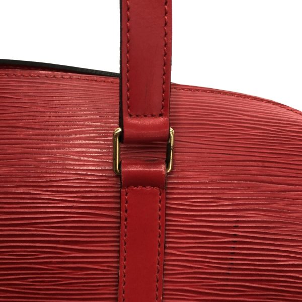 37310169 10 Louis Vuitton Souflot Leather Handbag Red