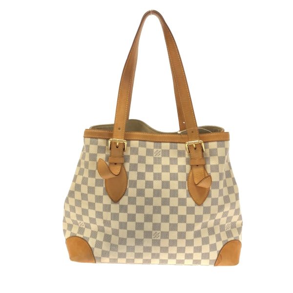 37310200 3 Louis Vuitton Hampstead Canvas Damier Shoulder Bag Azure