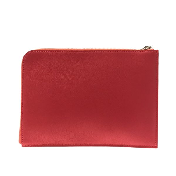 37310210 3 Louis Vuitton Pochette Jour Leather Taurillon Clutch Bag Rouge