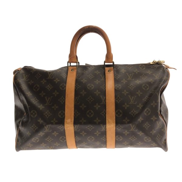 37310571 1 Louis Vuitton Keepall Canvas Monogram Boston Bag Brown