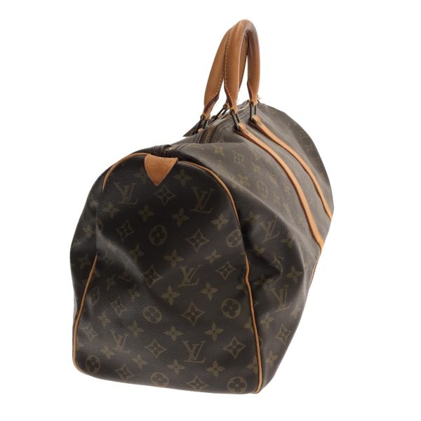 37310571 2 Louis Vuitton Keepall Canvas Monogram Boston Bag Brown