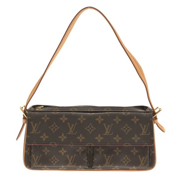 37310576 1 Louis Vuitton Viva Cite Canvas Monogram Shoulder Bag Brown