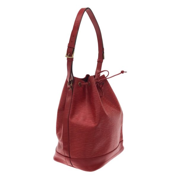 37310590 2 Louis Vuitton Noe Leather Shoulder Bag Red