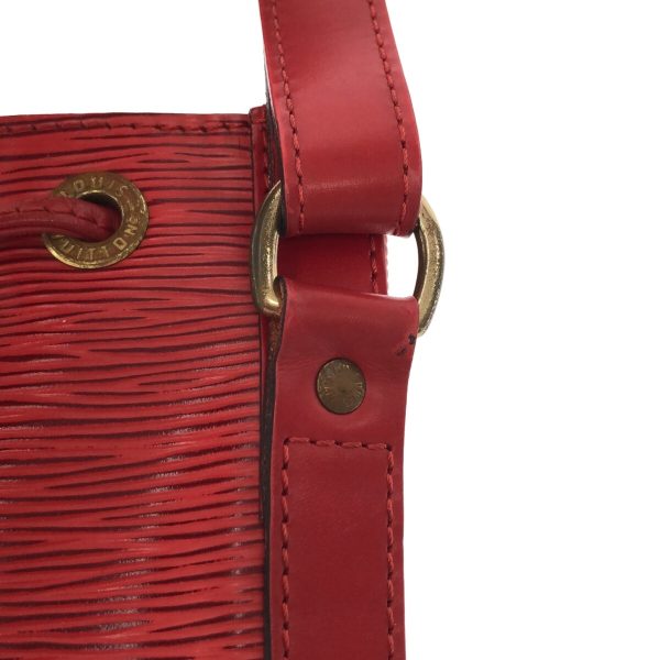 37310590 9 Louis Vuitton Noe Leather Shoulder Bag Red