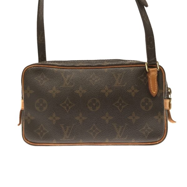 37311818 3 Louis Vuitton Pochette Marly Canvas Monogram Shoulder Bag Brown