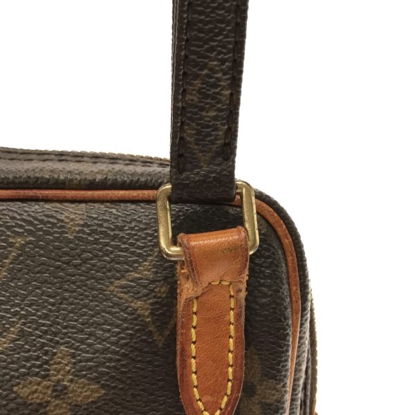 37311818 9 Louis Vuitton Pochette Marly Canvas Monogram Shoulder Bag Brown