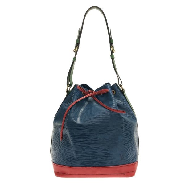 37312105 1 Louis Vuitton Noe Leather Tricolor Shoulder Bag Blue x Red x Green