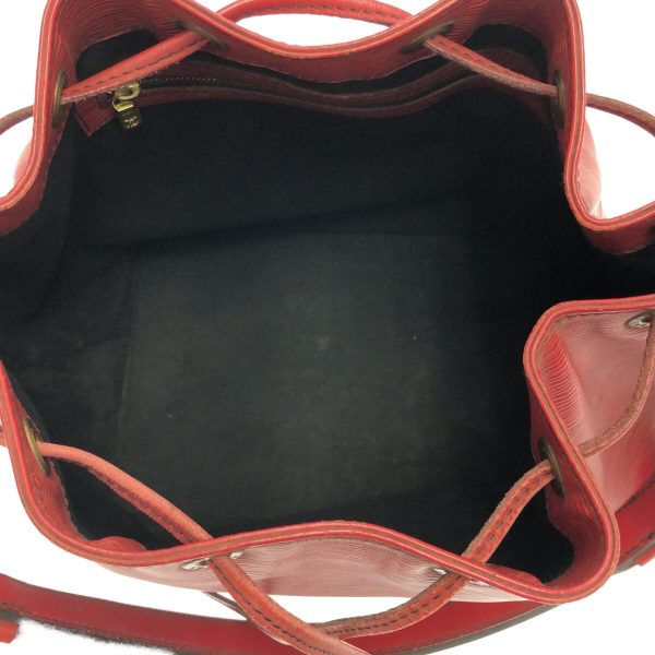 37312106 6 Louis Vuitton Petit Noe Leather Shoulder Bag Red