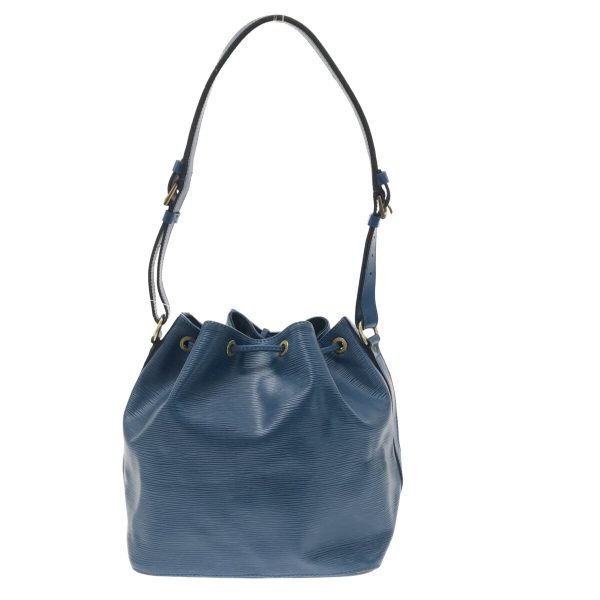 37312116 3 Louis Vuitton Petit Noe Leather Shoulder Bag Blue