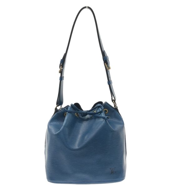 37312117 1 Louis Vuitton Petit Noe Leather Shoulder Bag Blue