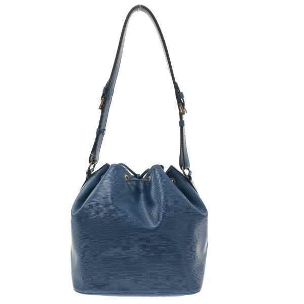 37312117 3 Louis Vuitton Petit Noe Leather Shoulder Bag Blue