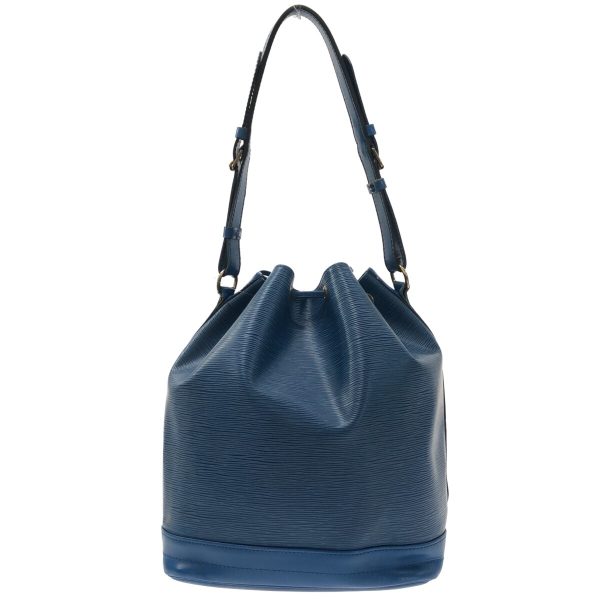 37312157 3 Louis Vuitton Noe Leather Shoulder Bag Blue